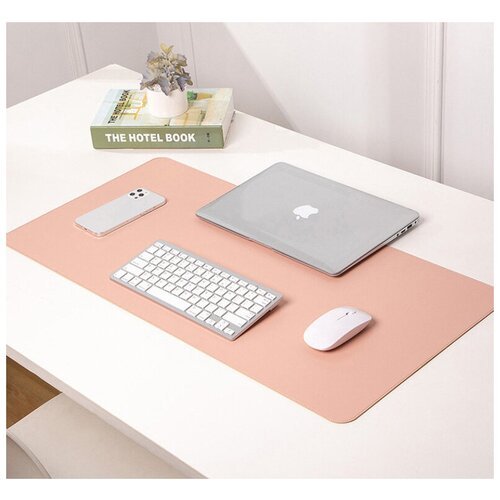 Коврик на стол Розовый 70х35 см / подкладка/ подложка настольная на рабочий стол / защитный коврик на рабочий стол
