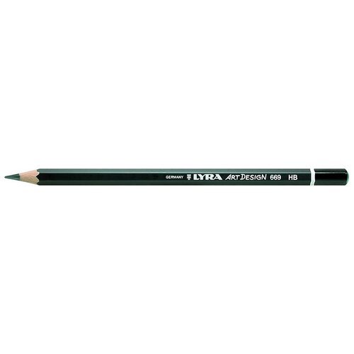 Lyra Карандаш чернографитный Art design HB (L1110100) черный 1 шт.