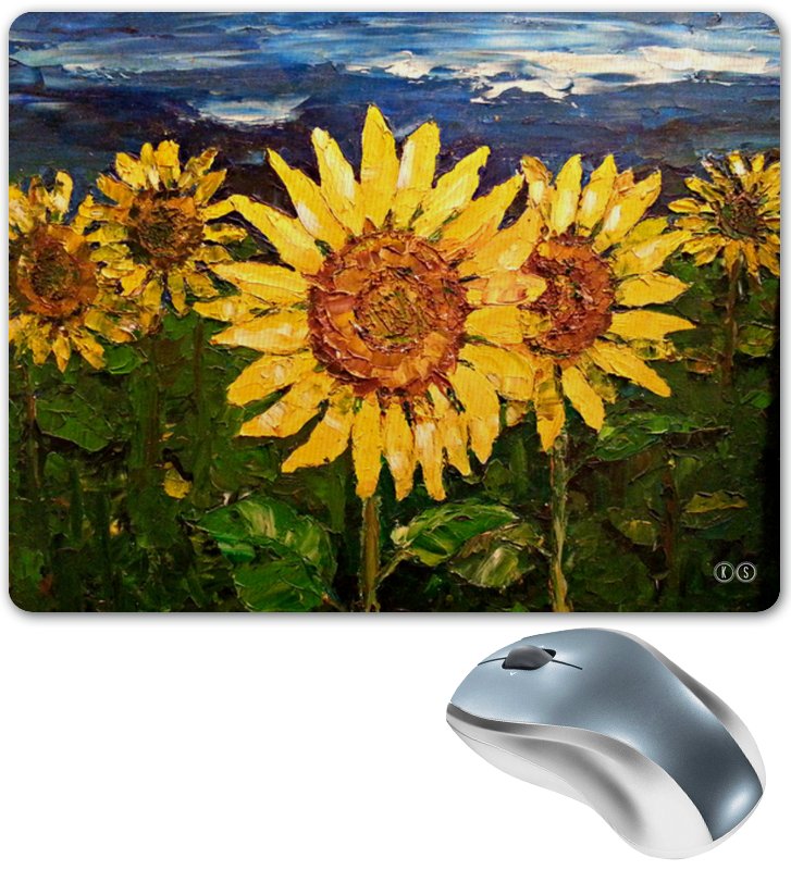 Printio Коврик для мышки Sunflowers