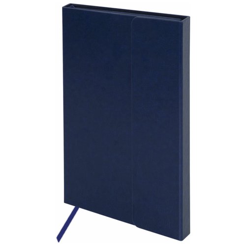 Ежедневник Galant Magnetic недатированный, А5, 160 листов, синий, цвет бумаги тонированный