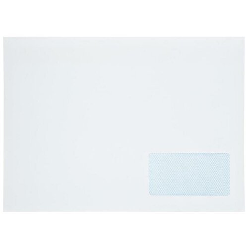 Конверт почтовый C4 Packpost BusinessPost (229x324, 100г, стрип) белый, 250шт.