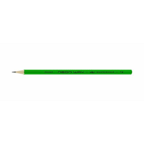 Карандаш 72 шт. большой набор, графитный (простой) ВКФ 'Neon way' неоновый заточенный ТМ (HB) зеленый