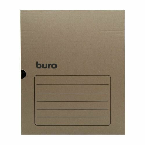 Короб архивный Buro КА-200B, микрогофрокартон, 200мм, A4, 260x320x200, бурый
