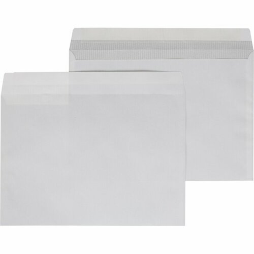 Конверты Ecopost Белые, стрип, C4, 229х324 мм, с внутренним заполнением, 80 г/м2, белизна 92-100%, 50 шт
