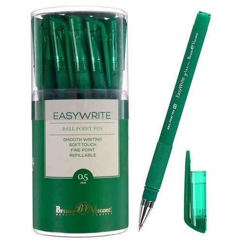 Ручка шариковая EasyWrite Green, 0.5 мм, зелёные чернила, матовый корпус Silk Touch