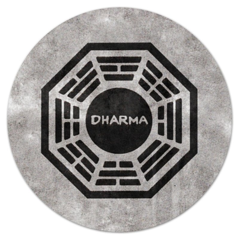 Printio Коврик для мышки (круглый) Dharma