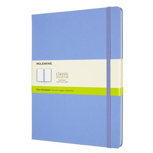 Блокнот Moleskine Classic QP092B42 XLarge 190х250мм 192стр. нелинованный твердая обложка голубая гортензия