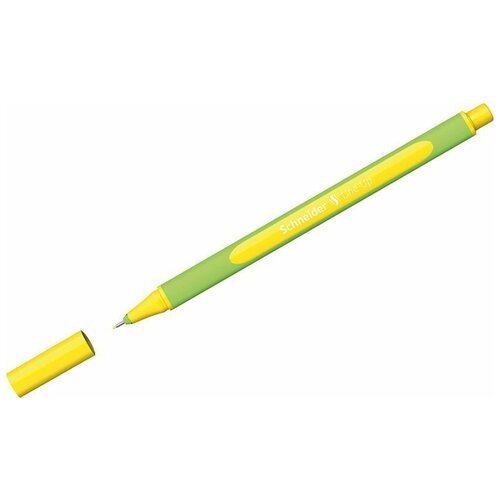 Ручка капиллярная Schneider Line-Up, 0,4 мм, цвет корпуса: салатовый, цвет чернил: золотисто-желтый, 10 шт