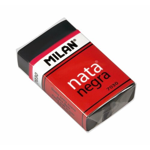 Мягкий ластик 30 шт. 'Milan' прямоугольный nata 7030 3,9 х 2,4 х 1 см CPM7030CF черный