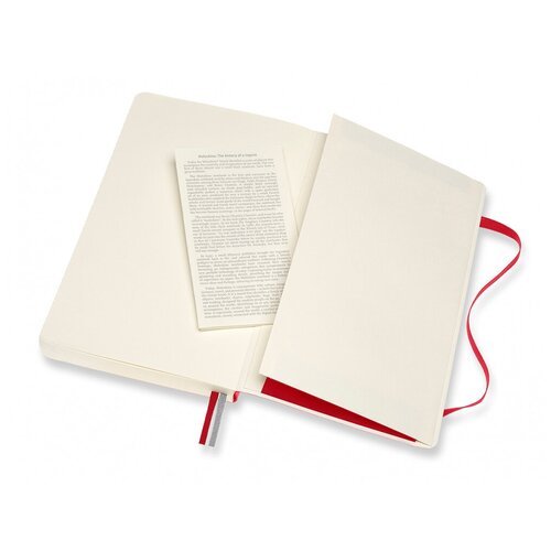 Блокнот Moleskine CLASSIC SOFT EXPENDED QP616EXPF2 Large 130х210мм 400стр. линейка мягкая обложка красный