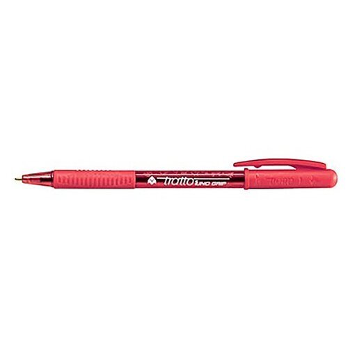Ручка шариковая Tratto 1 Uno Grip, 0.5 мм Красный