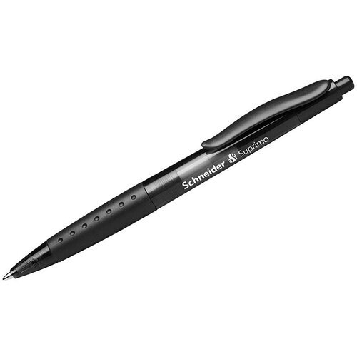 Ручка шариковая Schneider автоматическая 'Suprimo' черная, 1,0 мм, грип 135601