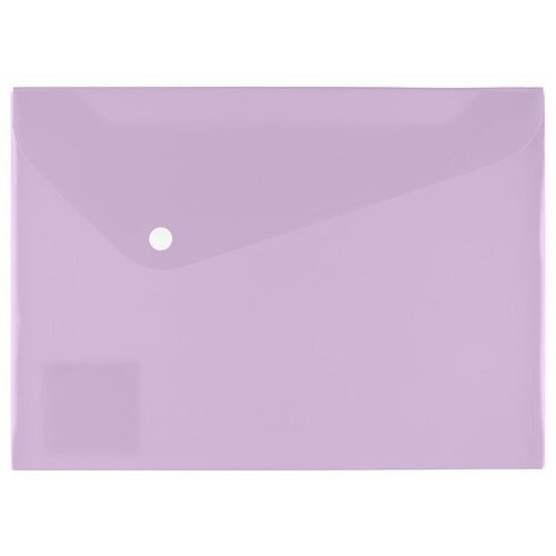 Expert Complete Trend Pastel Папка-конверт с кнопкой A4 180 мкм диагональ лиловый EC21017117