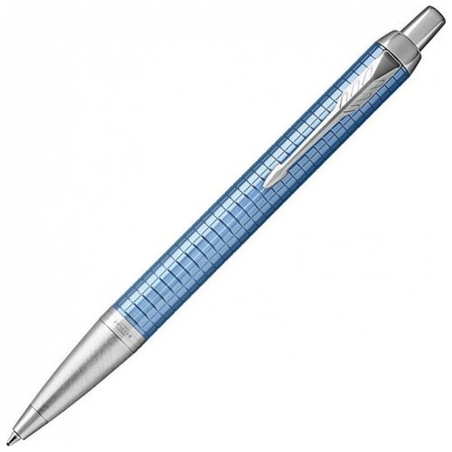 PARKER шариковая ручка IM Metal Premium K322, 1931691, cиний цвет чернил, 1 шт.