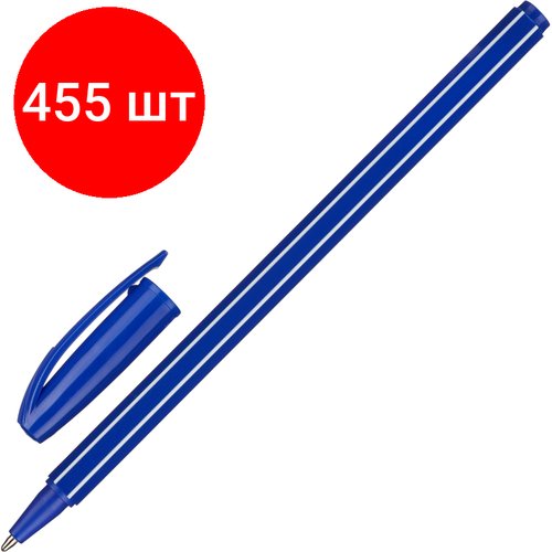 Комплект 455 штук, Ручка шариковая неавтомат. Attache Economy синий корп, син ст 0.7/1мм