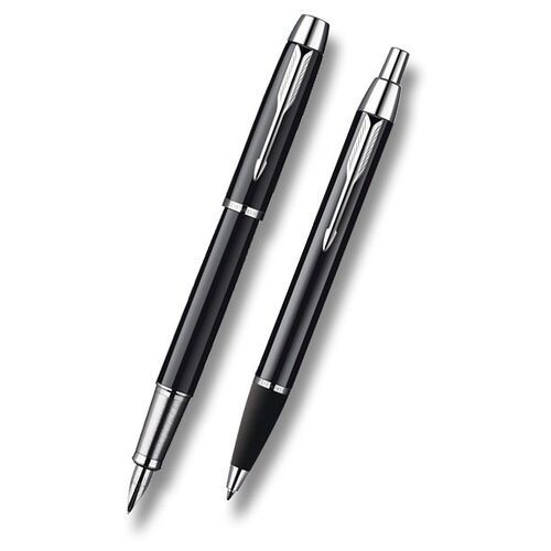 PARKER набор шариковая и перьевая ручки IM Metal, M, 2093215, 2 шт.