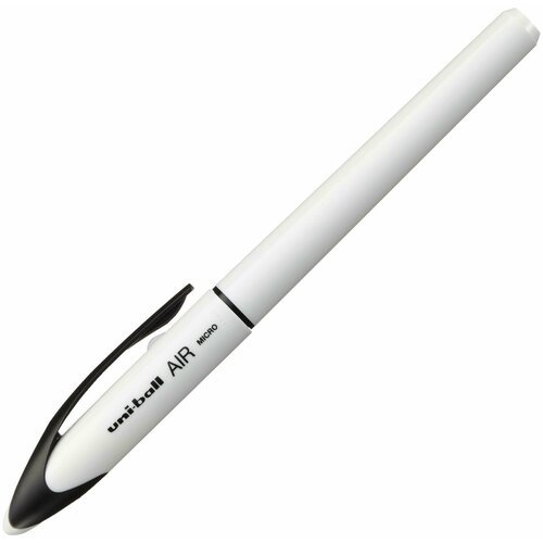 Ручка-роллер Uni-Ball 'AIR Micro', синяя, корпус белый, узел 0,5 мм, линия 0,24 мм, 15906, UBA-188-E WHITE, 144116