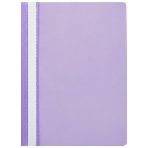 Attache папка-скоросшиватель Economy A4, пластик 100/110 мкм, 10 штук, фиолетовый