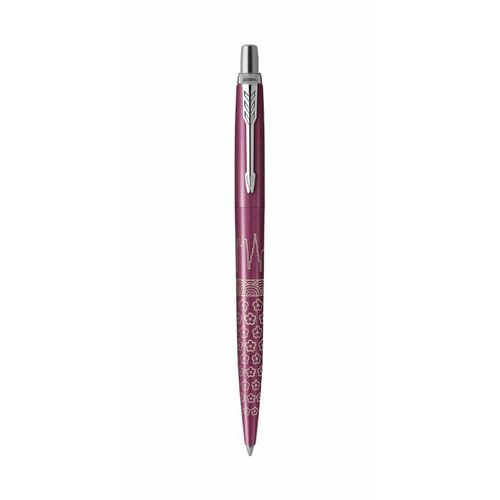 Ручка шариковая Parker 'Jotter Tokyo Pink CT' стержень: M, цвет чернил: blue, в подарочной упаковке