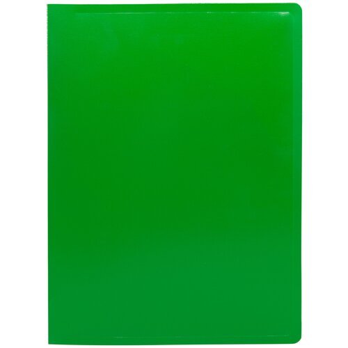 Папка с зажимом Buro -ECB04PGREEN, A4, пластик, 0.5мм, зеленый