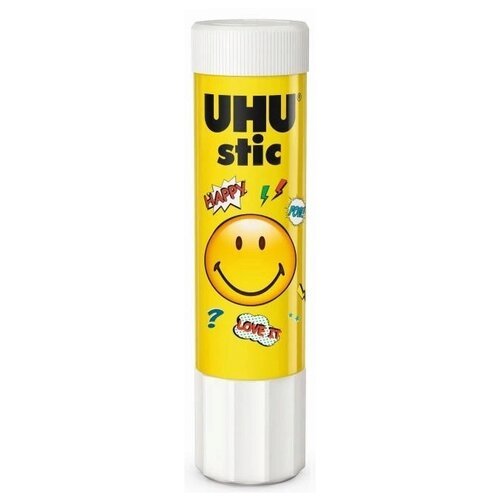 UHU Клей-карандаш Stic смайлики 9, 8,2 г 1 шт. 8.2 г