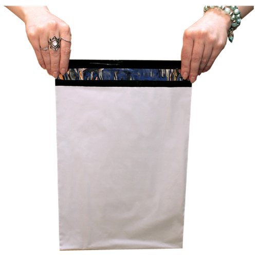 Белый курьерский пакет с клеевым клапаном без кармана, курьер пакет для маркетплейсов, сейф пакет 10х15 см, 500 штук