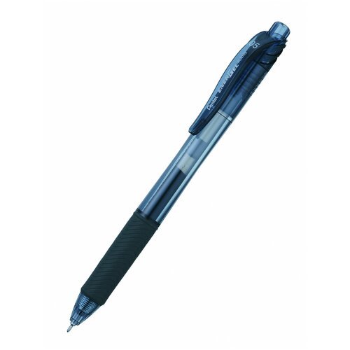 Pentel Гелевая ручка EnerGel-X, 0.5 мм, BLN105, черный цвет чернил, 12 шт.