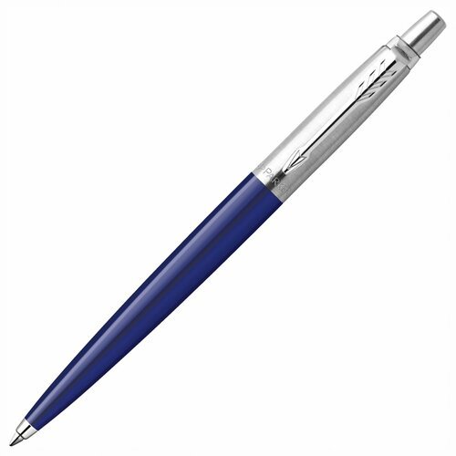 Ручка шариковая PARKER 'Jotter Orig Blue', корпус синий, детали нержавеющая сталь, синяя, RG0033170
