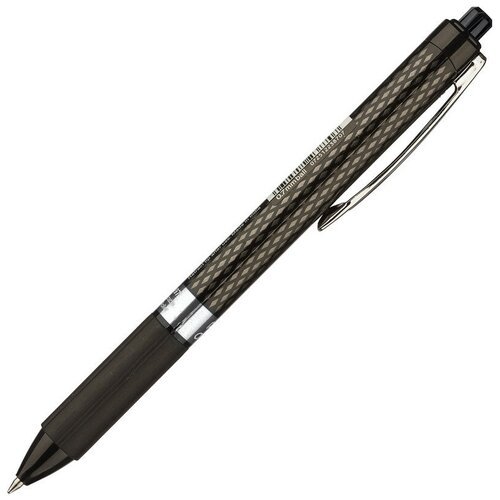 Ручка гелевая автоматическая PENTEL OhGel,0,35мм, резиновый манжет, Черный 1 штука