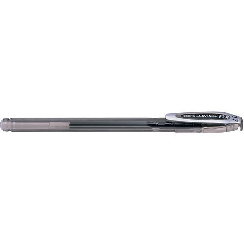 Ручка гелев. Zebra J-Roller RX (17771) черный d=0.7мм черн. черн. сменный стержень линия 0.5мм
