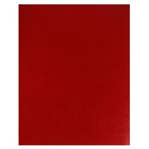 Тетрадь 48 листов в клетку на скрепке METALLIC 'Красная', обложка бумвинил, блок офсет