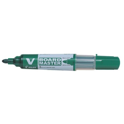 PILOT Маркер для белых досок V-Board Master (WBMA-VBM-M), зеленый, 1 шт.