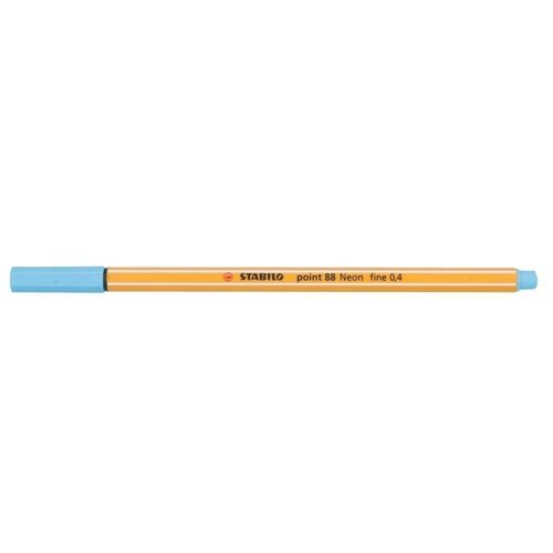 Stabilo Ручка капиллярная 0.4 мм 88/031 голубой неон