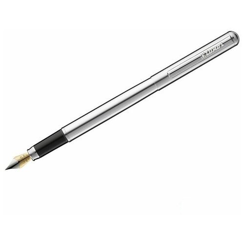 Ручка перьевая Luxor 'Cosmic' синяя, 0,8мм, корпус хром (8145), 10шт.