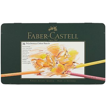 Цветные карандаши «Polychromos», Faber-Castell, 36 цветов