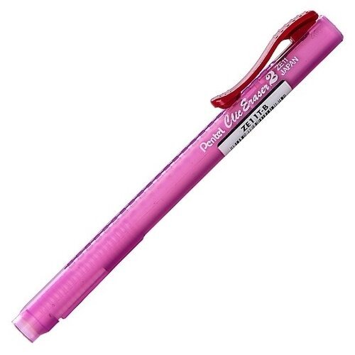 Pentel Ластик-карандаш Click Eraser 2, 12 шт красный 12 шт.