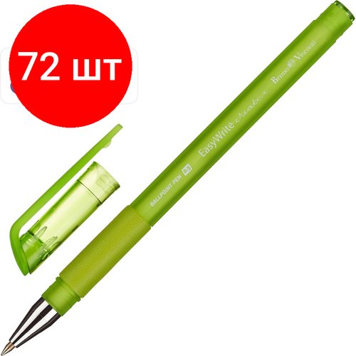 Комплект 72 штук, Ручка шариковая неавтомат. easywrite. creative, с манж, 20-0042