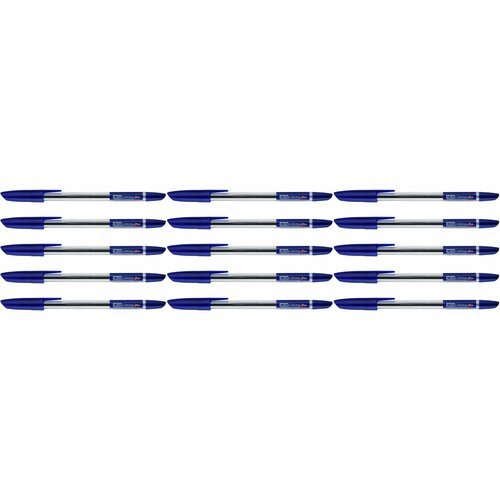 Linc Ручка шариковая 0,7мм, синяя, 15 шт