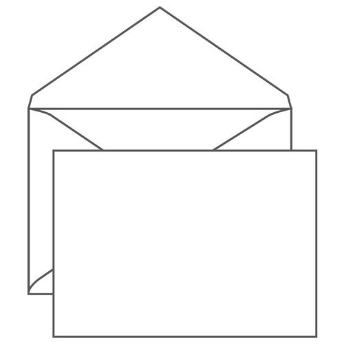 Конверт C4, Ряжская печатная фабрика, 229*324мм, б/подсказа, б/окна, б/клея, треугольный клапан, 500 шт.