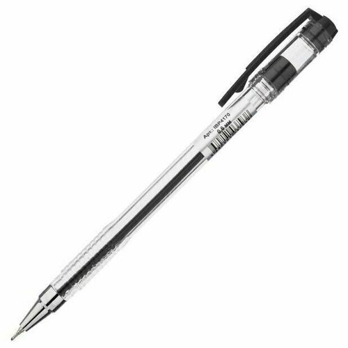 Ручка шариковая черные чернила 0,6 мм INDEX. Комплект 50 шт.