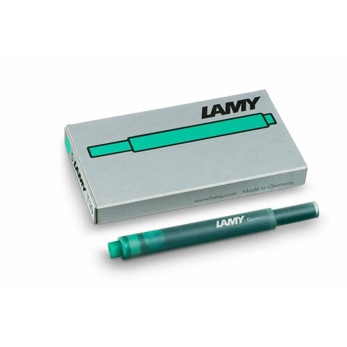 Картриджи LAMY T10 для перьевой ручки, 5 шт./уп, зеленый