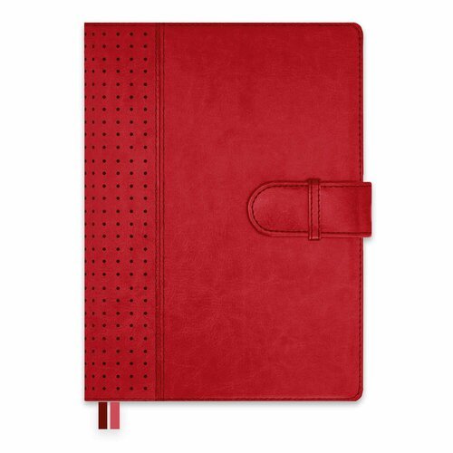 Ежедневник-органайзер полудатированный 'Сариф', А5+, 192 листа, красный
