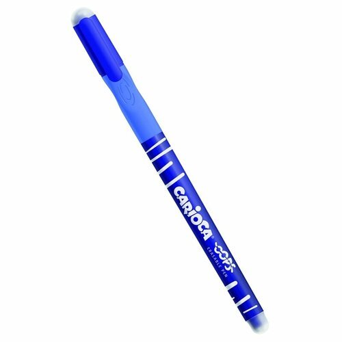 Ручка гелевая Carioca стираемая 'Oops', синяя, грип, 0,7 мм (43039/02)