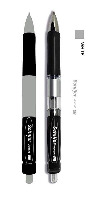 Ручка шариковая Schiller, Accent, автоматическая черная 0,7 мм