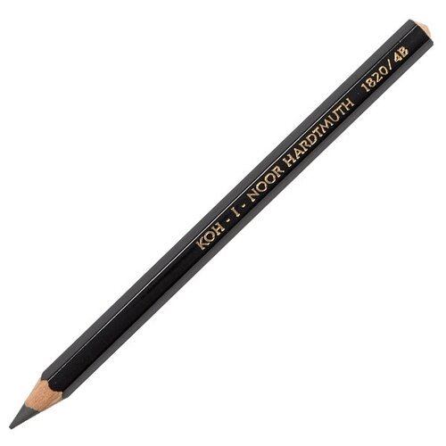 KOH-I-NOOR Набор карандашей чернографитных Jumbo 1820 4B, 12 шт, 182004B015KS черный 12 шт.