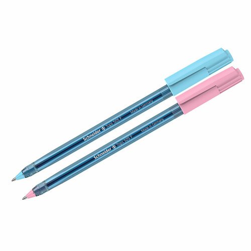 Ручка шариковая Schneider 'Tops 505 F Bubble Gum' синяя, 0,8мм, прозрачный корпус, 50 шт. в упаковке