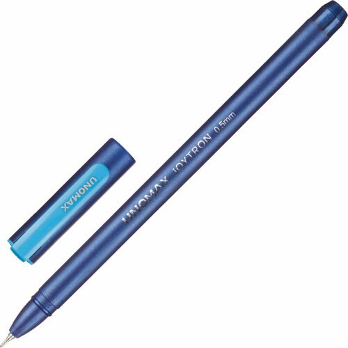 Ручка шариковая неавтоматическая Unomax Joytron, д. ш.0,5 мм, л.0,3 мм, син, 6 штук