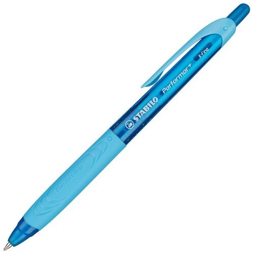 Ручка шариковая автоматическая STABILO Performer+ 0,35ММрез грип, син328/3-4