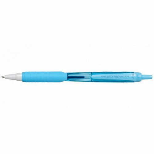 Ручка шариковая автоматическая Jetstream SXN-101-07FL, 0.7 мм, синий, корпус бирюзовый