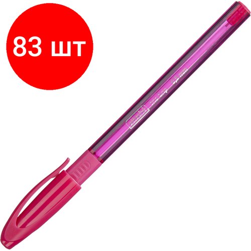 Комплект 83 штук, Ручка шариковая неавтомат. Attache Glide TrioGrip0.5, масл, син, манж, ас